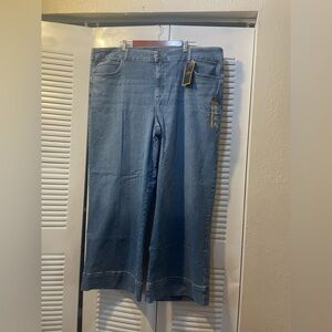 Lee Medium Blue High-Waist Wide Leg Trousers
Legendary Plus